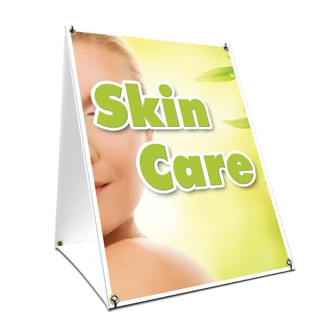 Signmission Skin Care, 36 Inch x 24 Inch A-frame Yard Sign, Plastic Sign SBC-2436-Skin Care