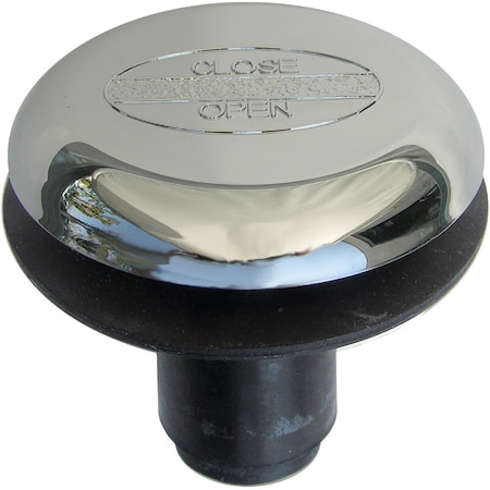 Westlake Pipe & Fittings 5/16''x2'' Rapid Fit Tip Toe Bathtub Drain Stopper with Chrome Plated Finish 3/1/4821