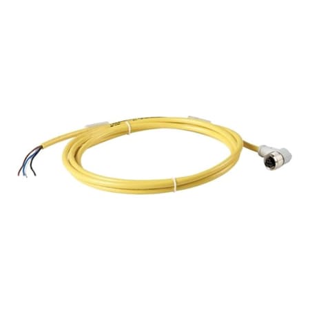Eaton Cordset, 16 3/8 ft L, 4 pin M12 CSDR4A4CY2205