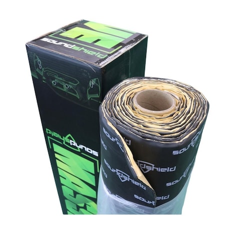 Soundshield 48.75 Square Feet of Sound Deadening Material made of 3 MM Closed Cell Acoustic Foam, Aluminum Foil SSD-MASSIVE