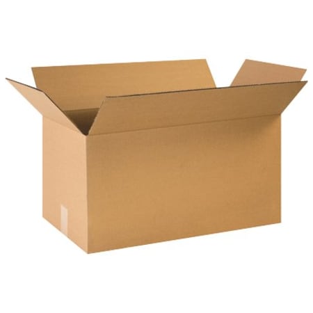 Partners Brand 24 in x 12 in x 12 in Heavy-Duty Box, Kraft, Corrugate, Single Wall, 44 ECT, 25 PK HD241212