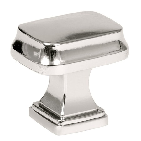 Amerock Revitalize 1-1/4 inch 32mm Length Polished Nickel Cabinet Knob 2000658