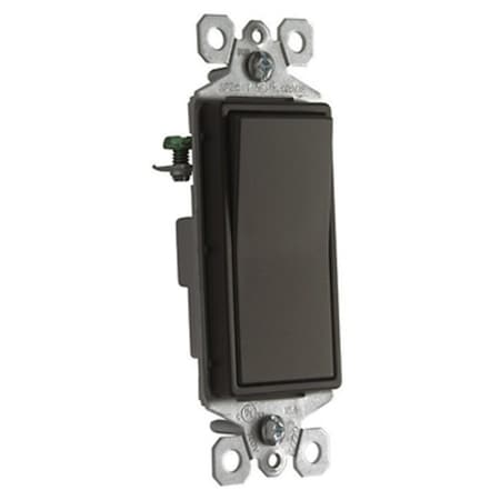 Legrand radiant Rocker Switch, 15 A, 120/277 VAC, Screw Terminal, Thermoplastic Housing Material TM870DBCC10