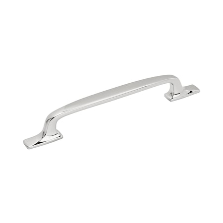 Amerock Highland Ridge 6-5/16 in 160 mm Center-to-Center Polished Chrome Cabinet Pull BP5532126