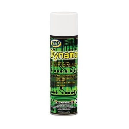 Zep Dynamo Contact Cleaner, 14 oz, Aerosol Spray Can, Liquid, 12 PK 35001