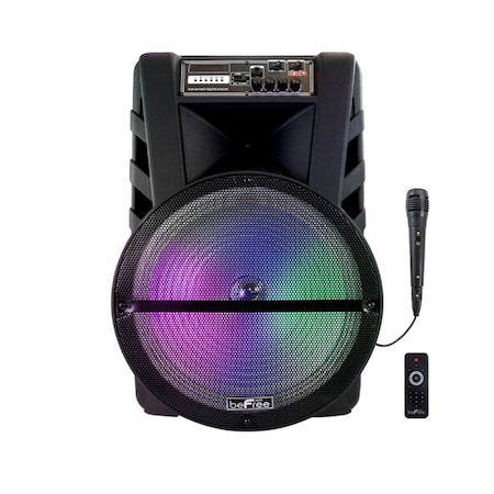Befree Sound 15 Inch Bluetooth Portable Rechargeable Party Speaker with LED Lights BFS-1519