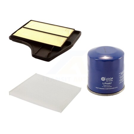 Pur 1x Air + 1x Cabin + 1x Engine Oil Filter Filter 3 Total Kit For ...