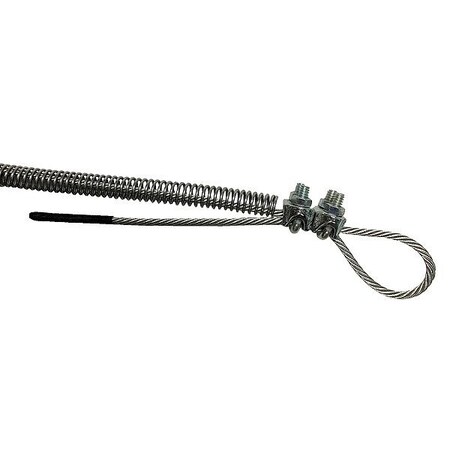 American Iron Works Hose Choker Cable, 12"L, Steel, 1/8"DIA CC094-FL