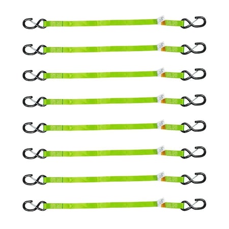 Mytee Products Trailer Door Limit Strap 32 Inch Long 800 lbs WLL for Opening Swing Doors, 8PK TDS-Ax8