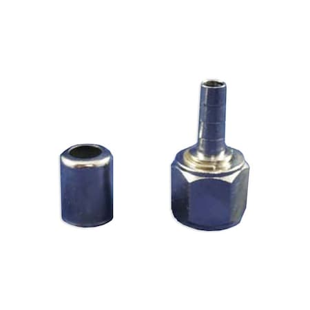 Jorgensen Laboratories Female Diss w/ Hose, Barb & Ferrule J0533G