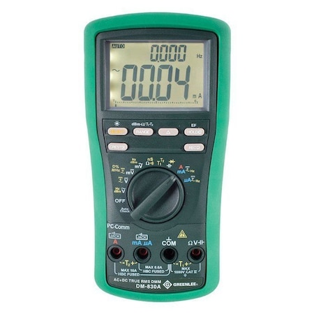 Greenlee Digital Multimeter, 1000V DM-830A