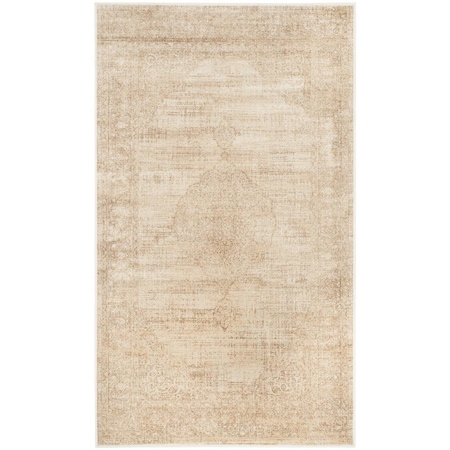 Safavieh Vintage Power Loomed Rectangle Area RugCreme 3 ft.3 in. x 5 ft.7 in. VTG138-3440-3