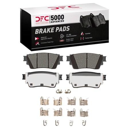 Dfc 5000 Advanced Disc Brake Pad Set,  1551-2200-02