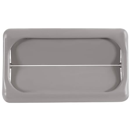 Rubbermaid Rubbermaid Slim Jim Swing Top Lid - 23 Gallon, Gray RUB423LGR
