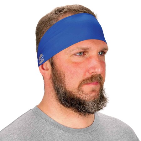 Ergodyne Cooling Headband, Blue 6634