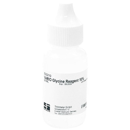 Lovibond Vario Glycine Reagent, Liquid, 29PK VARIO GLYCINE REAGENT, 10%