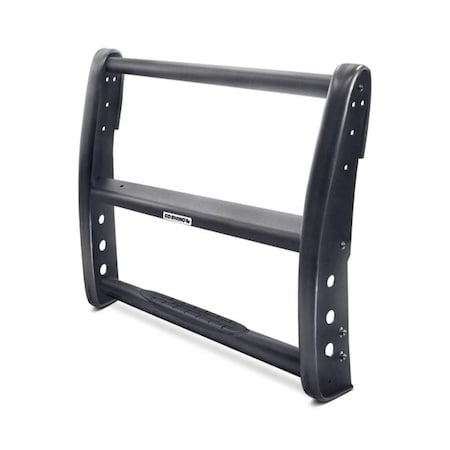 Go Rhino StepGuard Grille Push Bar for 2019-2022 Chevy Silverado 1500, Black RHI3176T