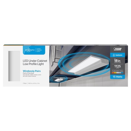 Feit 18 in. L White Hardwired LED Light Bar 1125 lm UCL18FP5CCTCAG3