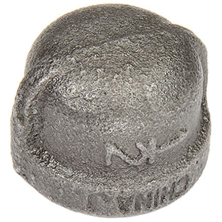 Anvil 0.5 in. Black Malleable Cap - 150 PSI B1754451