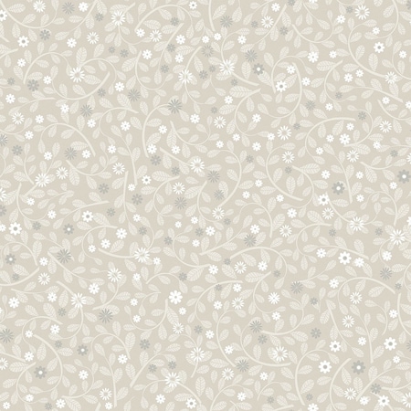 A-Street Prints Hummelvik Light Grey Daisy Trail Wallpaper 2999-24126