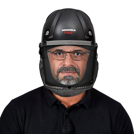 Trend AIR/PRO Face Shield USA 120V, Battery Powered, High Impact, ANSI Z87, Air Circulating U*AIR/PRO