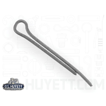 Huyett Hammerlock Cotter Pin, Carbon Steel, 0.062 in Dia x 0.750 in Effective Length CPH-062-0750