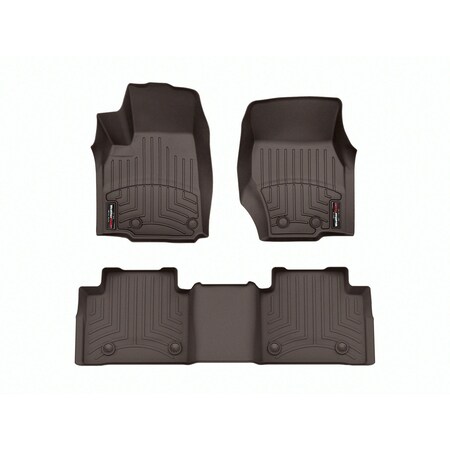 Weathertech Cocoa, Front and Rear Floorliners 4717821-4716965
