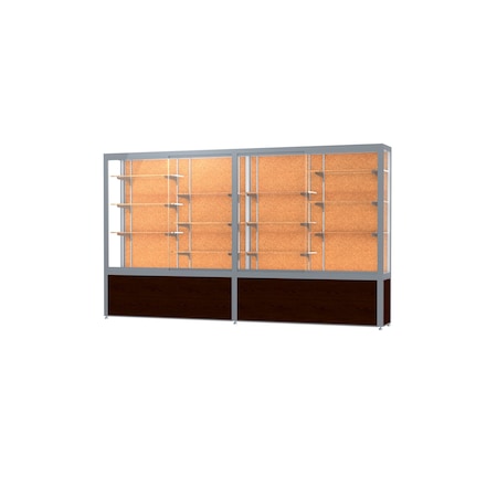 Ghent Display Case 120x66x16, Satin, Walnut 10410CK-SN-W