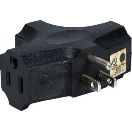 Qvs Plug Adapter, AC Power, Black PA-3P