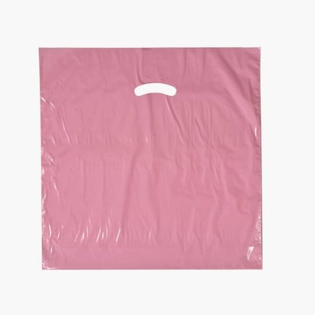 Nashville Wraps Dusty Rose Super Gloss 20x20x5 Plastic Bags, 1.50 mil, 500PK SG3DR