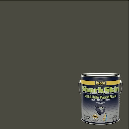 Rodda Paint SharkSkin Deck and Siding Solid Wood Stain, 1 Gallon, Oxford Brown 4240041-EX107/Oxford Brown
