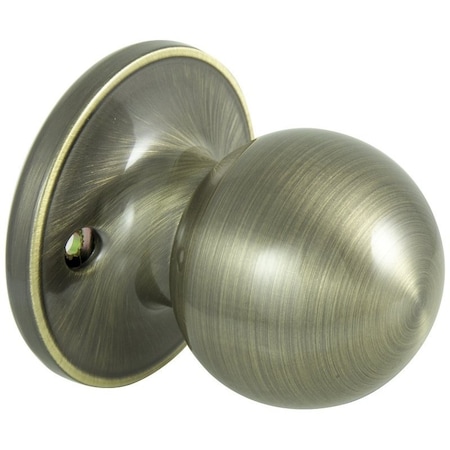 Prosource Dummy Knob, T3 Design, 1-3/8 to 1-3/4 in Thick Door, Brass, 65.7 mm Rose/Base T3840V-PS