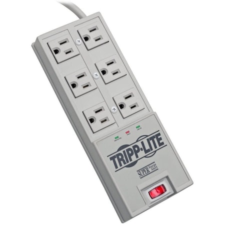 Eaton Tripp Lite Series Protect It 6-Outlet Surge Protector, 6 ft. 1.83 m Cord, 2420 Joules TR-6