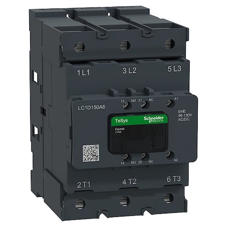 Schneider Electric CTR Deca 150A 3P 48-130V ACDC Lug LC1D150A6EHE