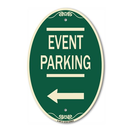 Signmission Thanks for Coming Turn Right for Exit Event P, 12 In X 18 In Architectural, Heavy Gauge Aluminum A-OV-G-1218-22824