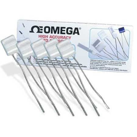 Omega Hi-Acc RTD Probe, 10mm, 2-Wire, PFA 5RTD-F3105
