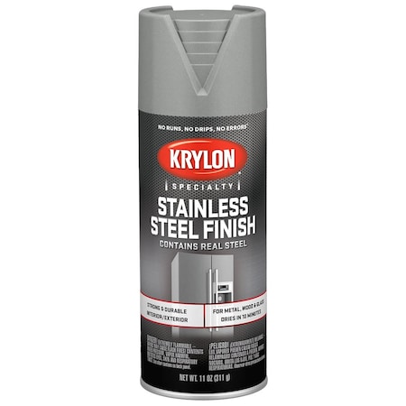 Sw Psb Krylon Purdy Bestt Liebco White Lightning 11 Oz Krylon K02400777 Stainless Steel General Purpose Metallic Spray Paint 3607