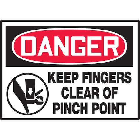 Accuform Danger Safety Label LEQM134VSP