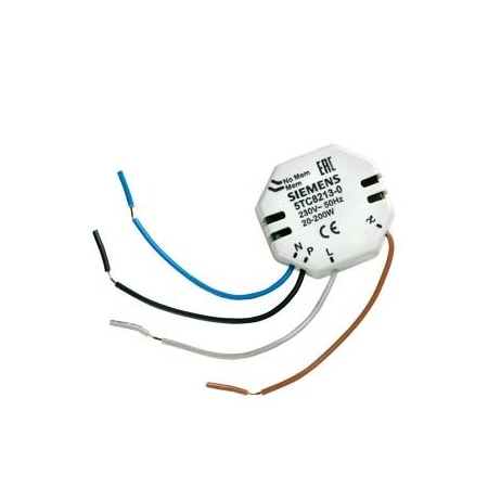 Siemens Dimmer for adjustable compact fluorescent lamps max.: 200 W 5TC8213-0