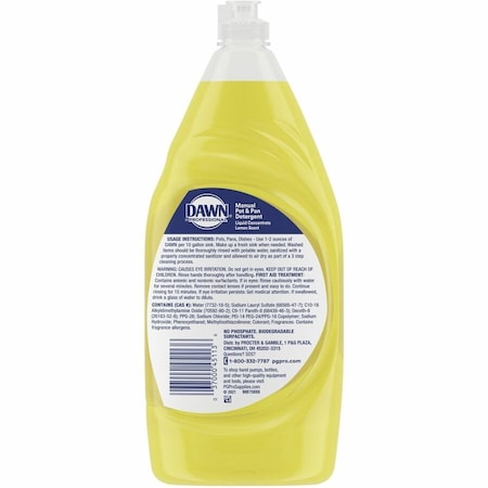 Dawn Manual PotPan Detergent, Yellow PGC45113