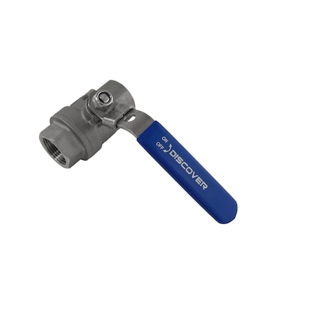 Discover 1 in. 316 Stainless Steel Ball Valve Full-Port 1000 PSI 100093