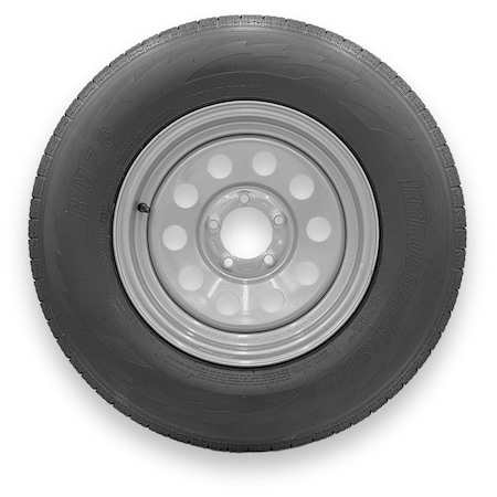 Rubbermaster - Steel Master ST215/75R14 8 Ply 5 On 4.5 Bolt, Silver Wheel Assemblies 599536SIL
