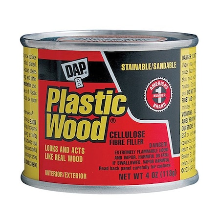 Plastic Wood 4 Oz Dap Natural Solvent Based Wood Filler 21502