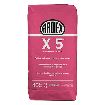 Ardex Thinset, White, 40 lb, Bag 12532