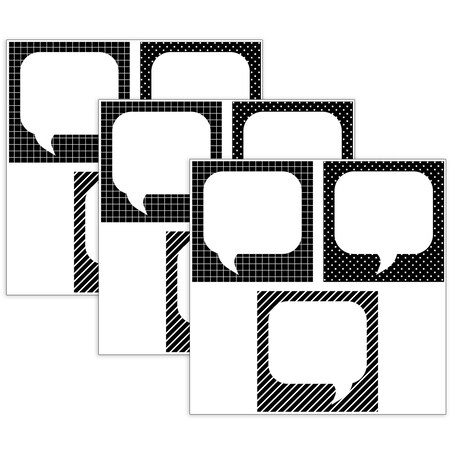 Creative Teaching Press Quote Cards, 6'', Designer Cut-Outs, 36-Piece Set, 3PK 10421