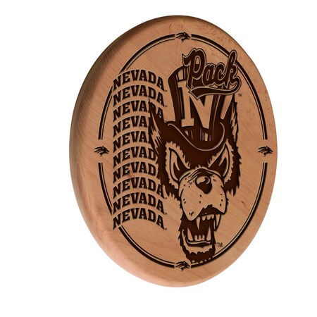 Holland Bar Stool Co University of Nevada 13" Laser Engraved Solid Wood Sign WSgnLNatNevaUn