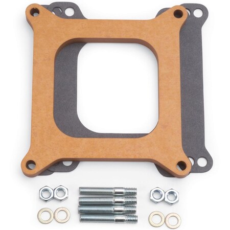 Strike3 0.50 in. Carburetor Open Spacer - Wood ST350215