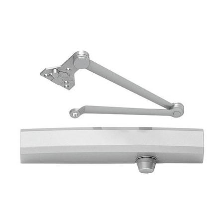 Lcn Door Closers, Gray, Non-Handed, Hydraulic 1450-CUSH 689