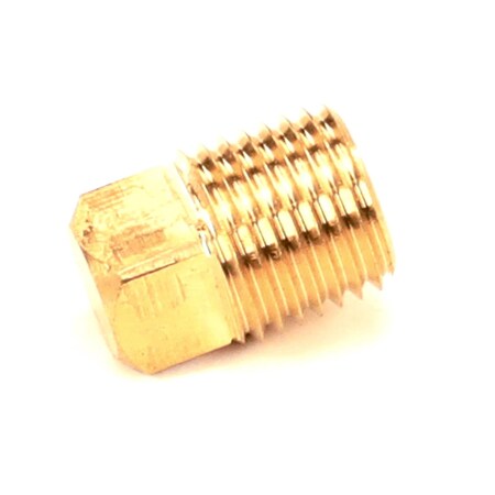 Stero Dishwasher Plug, Square Head, 1/4in Outside Thread, Brass 0P-681489