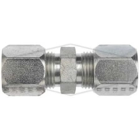 Dixon The Right Connection Flareless Bite Tube Union, 1/8 in Nominal, Male Tube End Style, Steel FLC2403-02